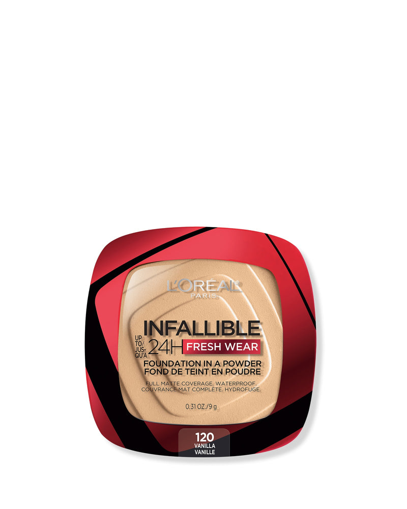 L'Oréal Infaillible 24H Fresh Wear Foundation in a Powder 120 Vanilla 9 g