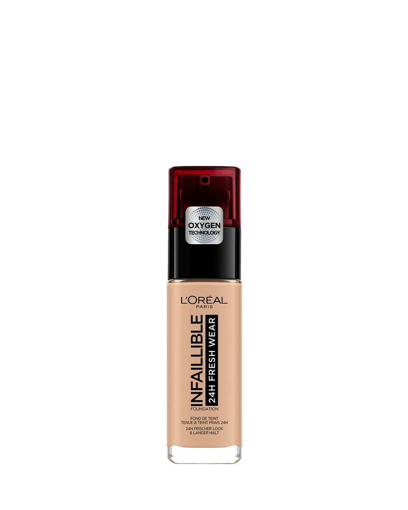 L'Oréal Infaillible 24H Fresh Wear Foundation 145 Beige Rose 30 ml