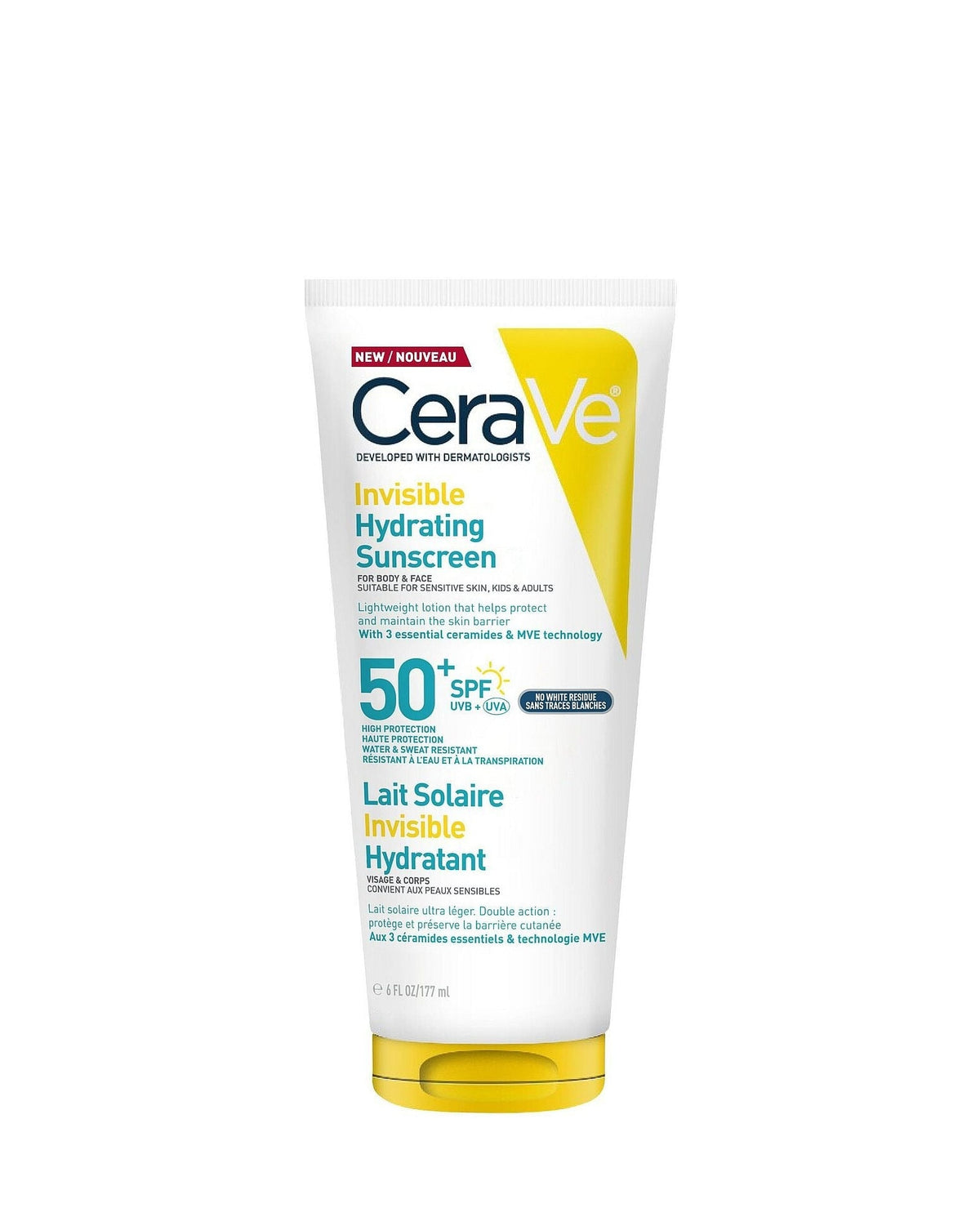 CeraVe Invisible Hydrating Sunscreen SPF50+ 177 ml