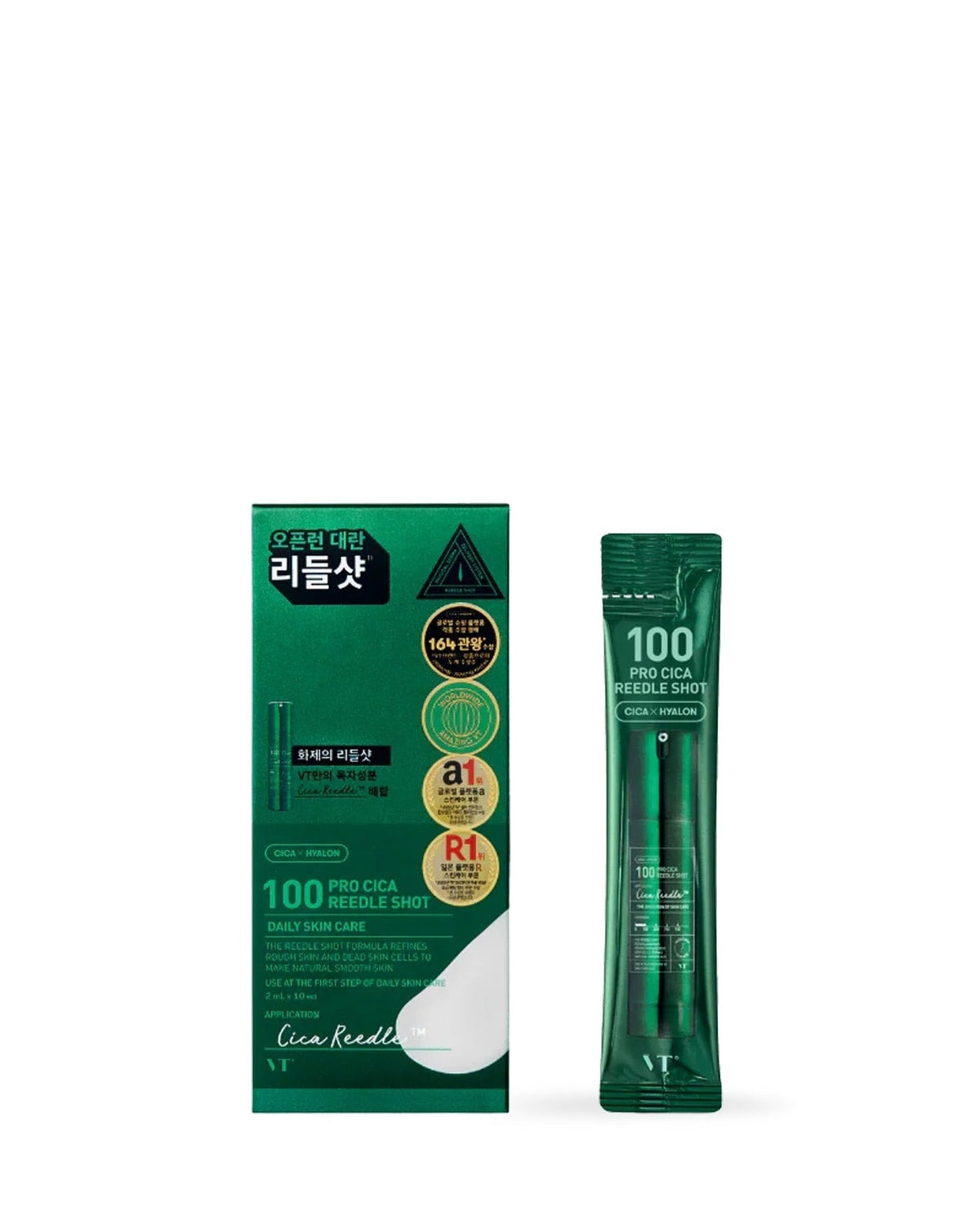 VT COSMETICS Pro Cica Reedle Shot 100 Stick Pouch 2 ml x 10 stk