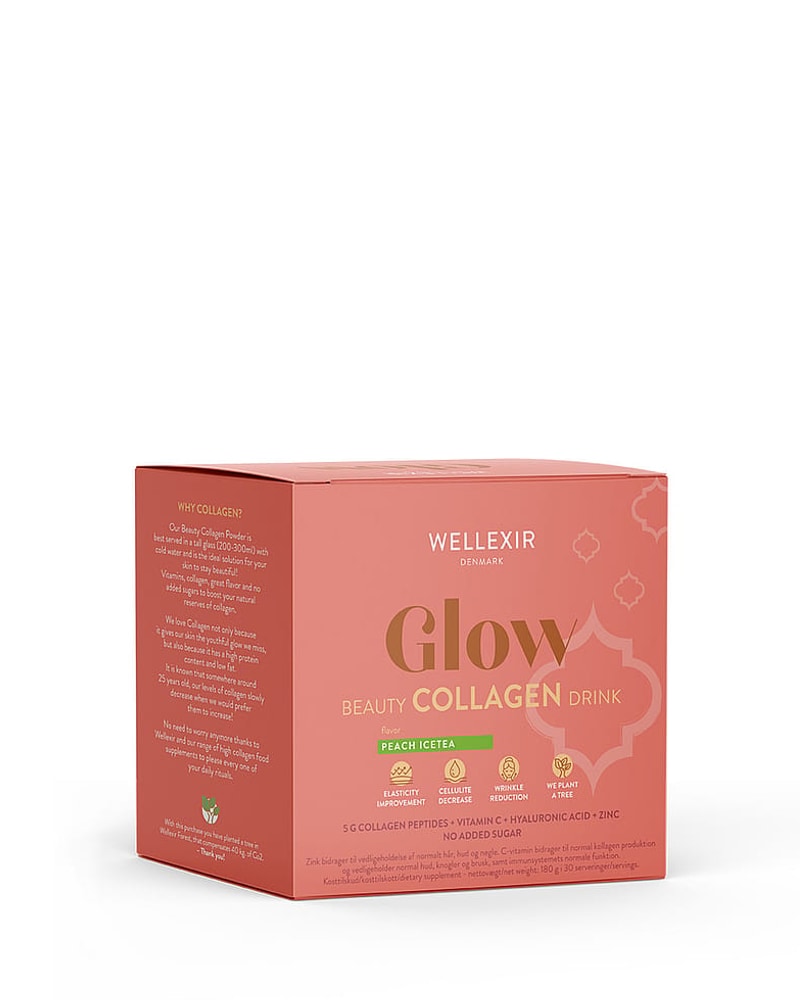 Wellexir Glow Beauty Drink Peach Ice Tea 360 g