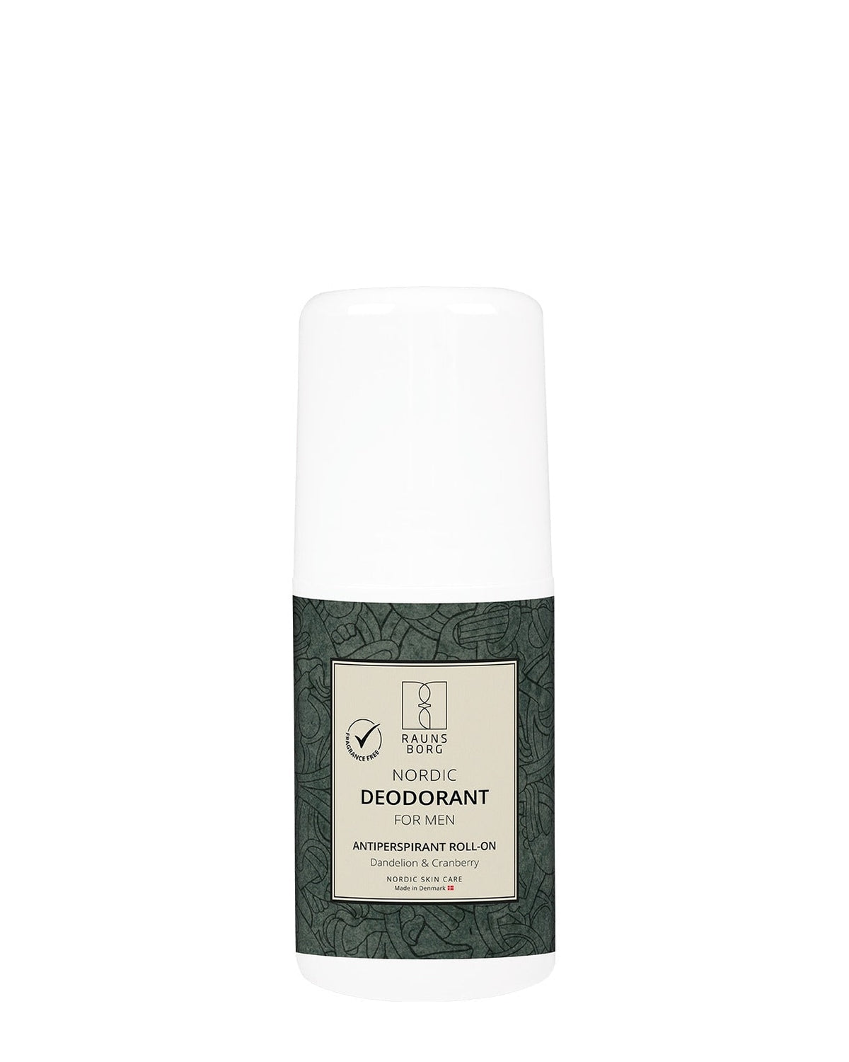 Raunsborg Nordic Deodorant For Men Antiperspirant Roll-on, Parfumefri, 75 ml