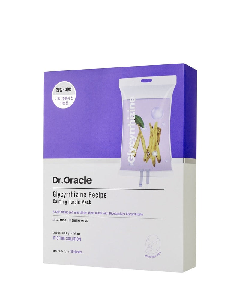 Dr.Oracle Glycyrrhizine Recipe Calming Purple Mask 25ml (10 stk.)