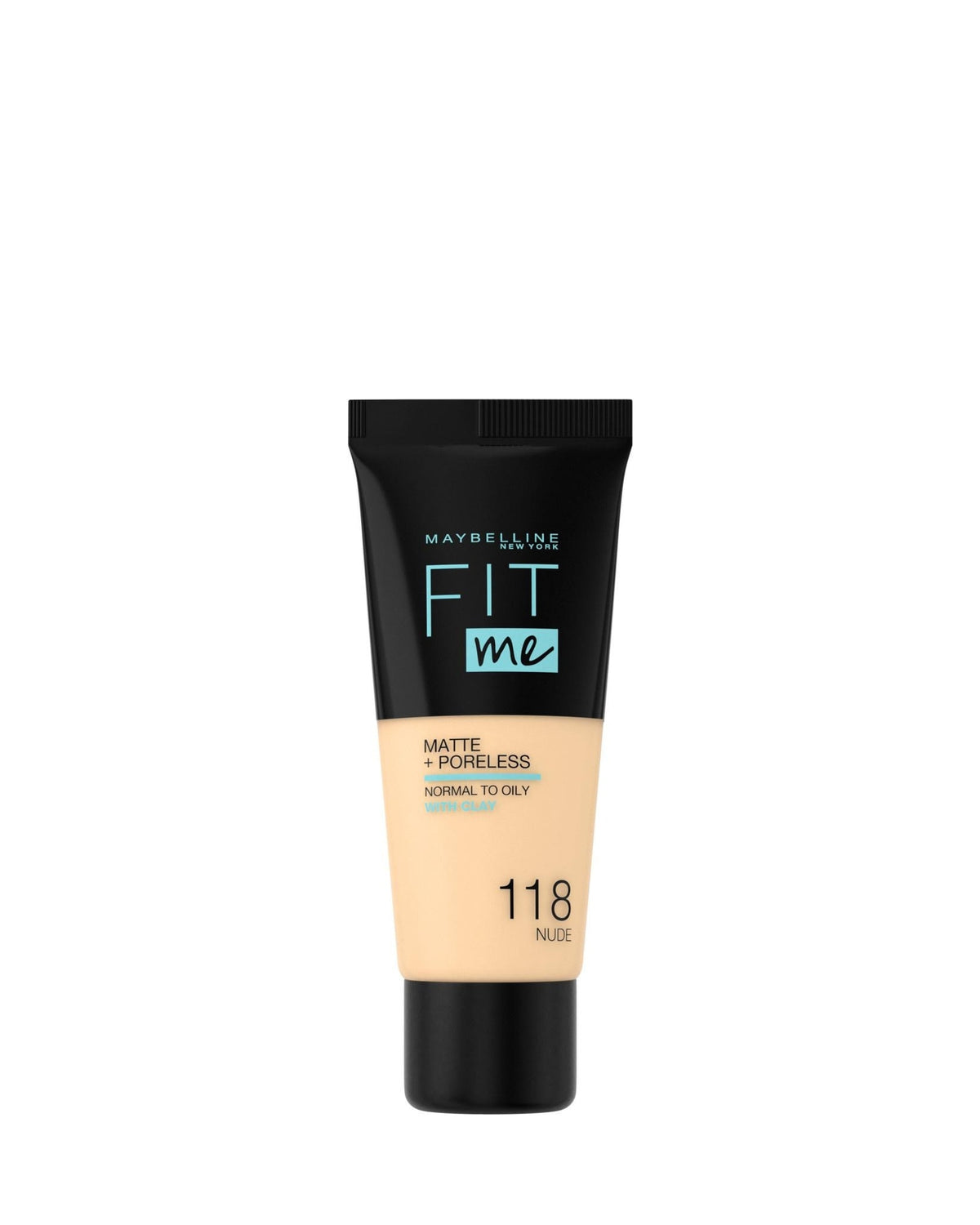 Maybelline Fit Me Matte + Poreless Foundation 118 Nude 30 ml
