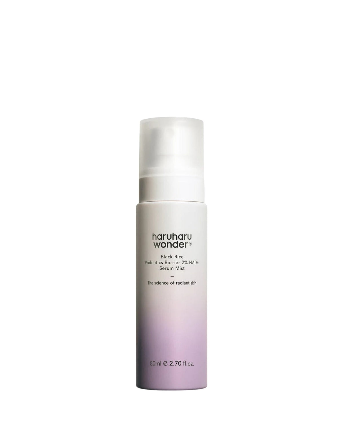 Haruharu Wonder Black Rice Probiotics Barrier 2% NAD+ Serum Mist 80 ml