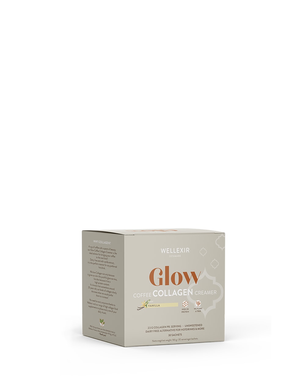 Wellexir Glow Coffee Creamer Vanilla 30 x 6 g