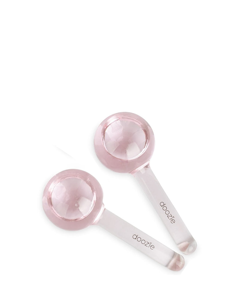 Doozie Facial Ice Globes Light Pink, 1 par (2 kugler)