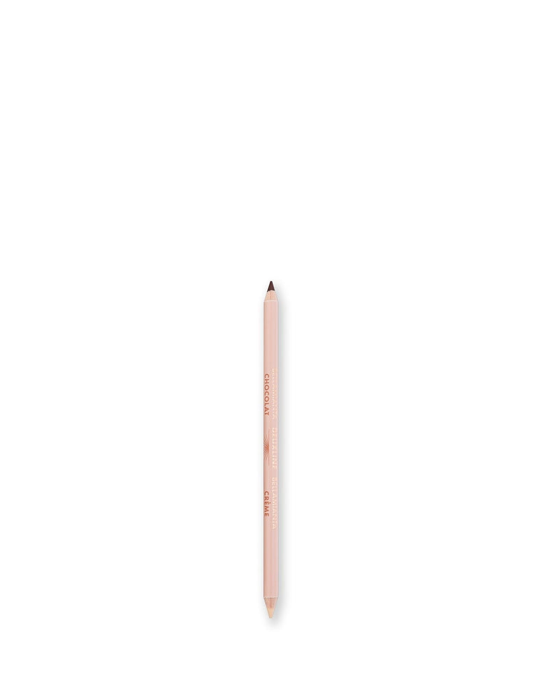 Bellamianta Deuxline 2-i-1 Eyeliner Pencil, Cream and Brown, 1,6 g