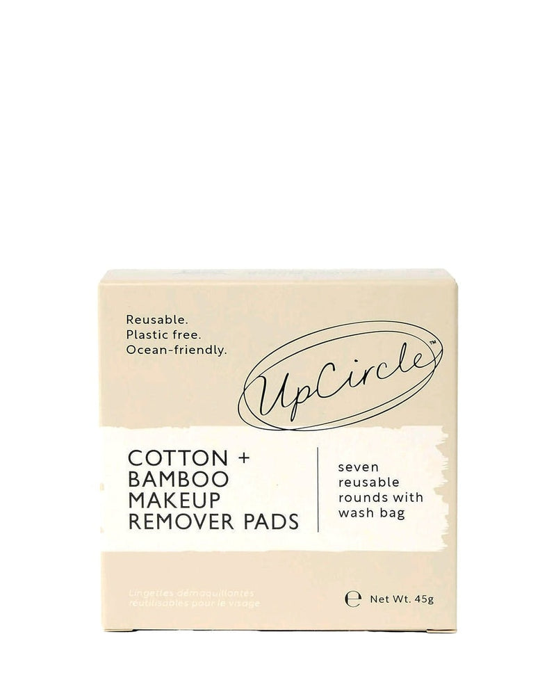 UpCircle Cotton & Bamboo Makeup Remover Pads, 7 stk