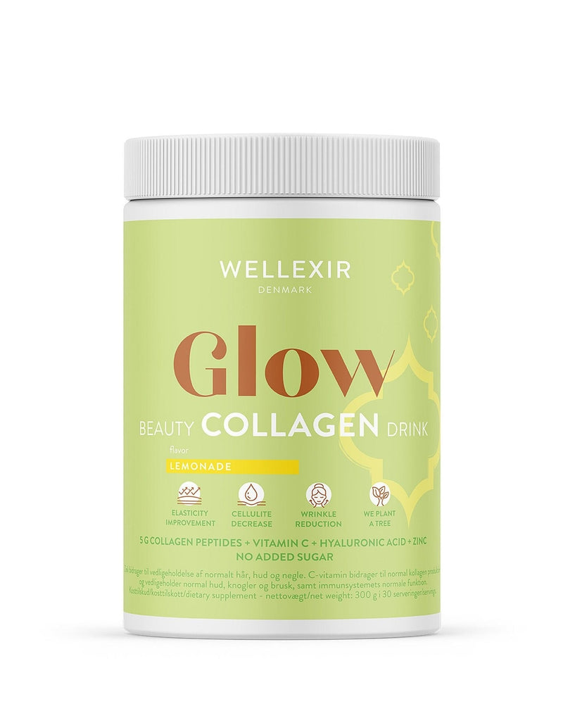 Wellexir Glow Beauty Drink Lemonade 360 g (60 dages kur)