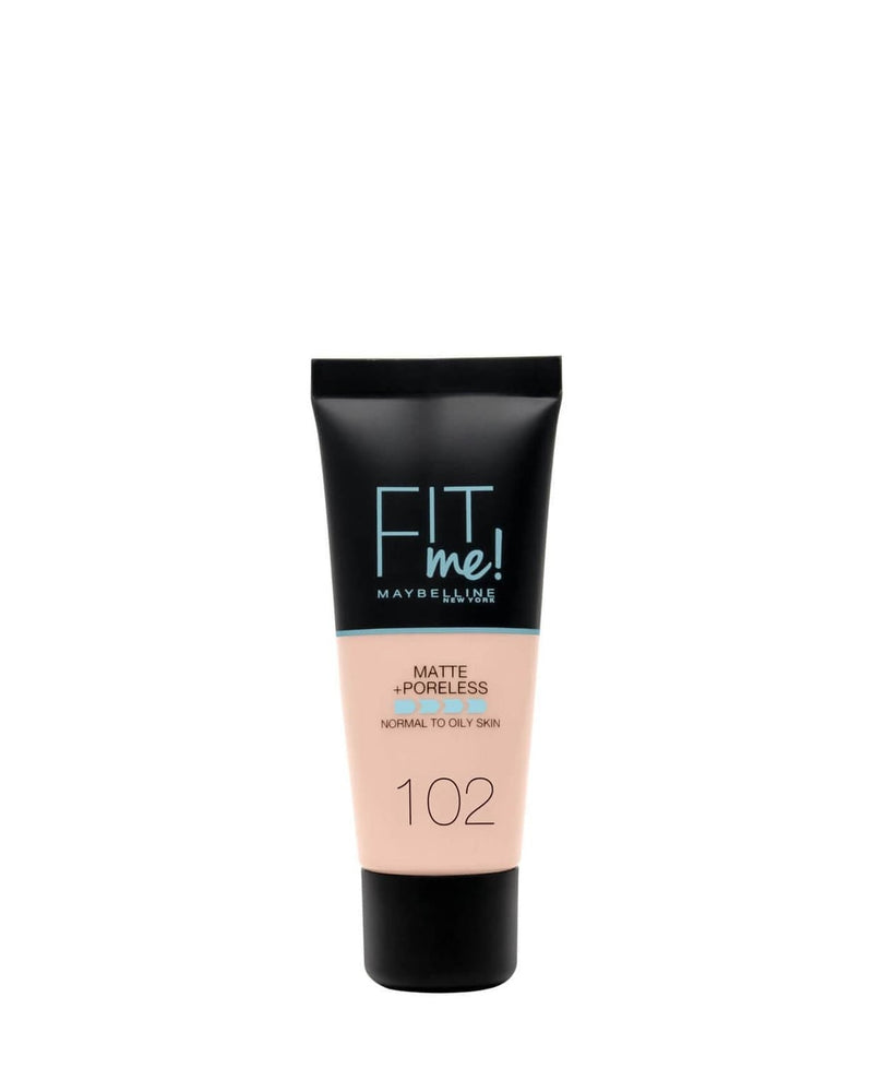 Maybelline Fit Me Matte + Poreless Foundation 102 Fair Ivory 30 ml
