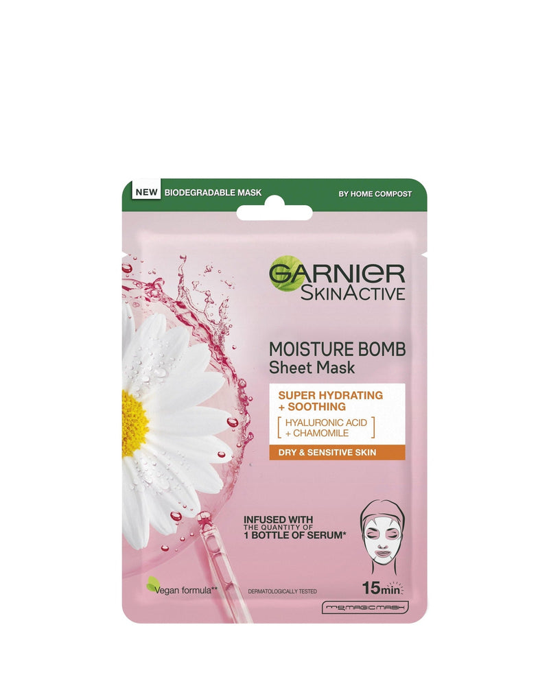 Garnier Moisture Bomb Kamille Sheet Mask 28 g