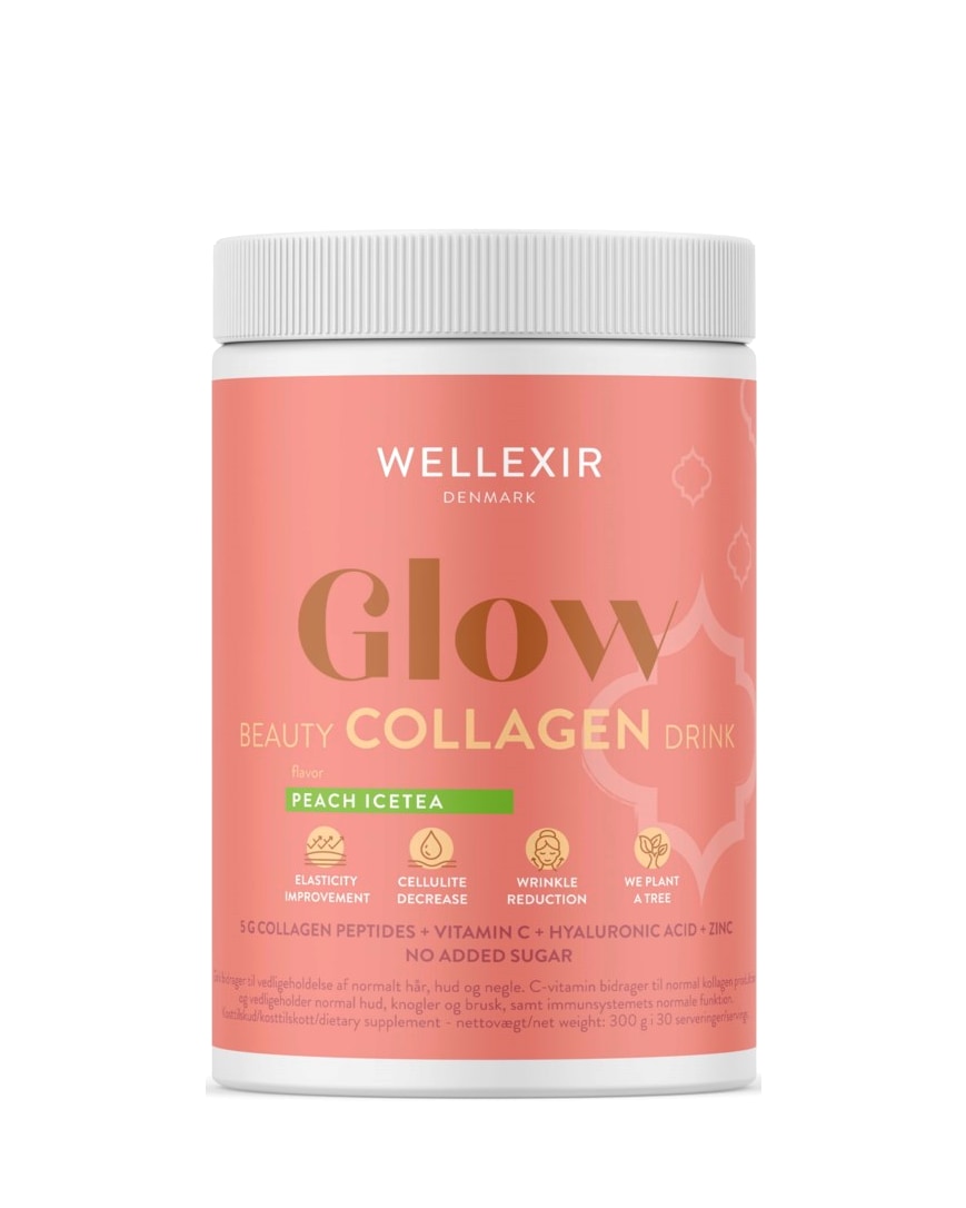 Wellexir Glow Beauty Drink Peach Ice Tea 360 g
